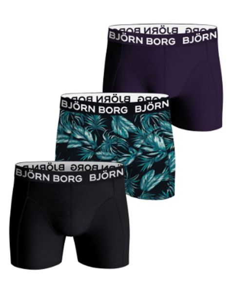 Björn Borg Cotton Stretch Shorts 3-pack Str. L