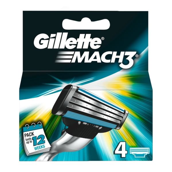 Gillette Mach3 - 4pak