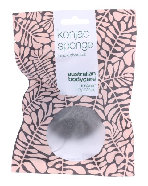 Australian Bodycare Konjac Sponge Black Charcoal