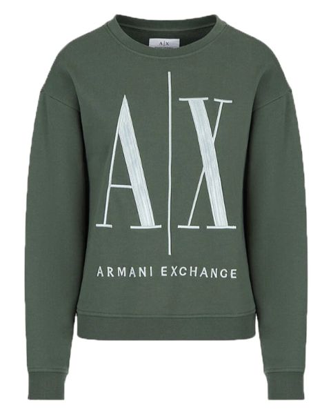 Armani Exchange Men's Sweatshirt Green XL