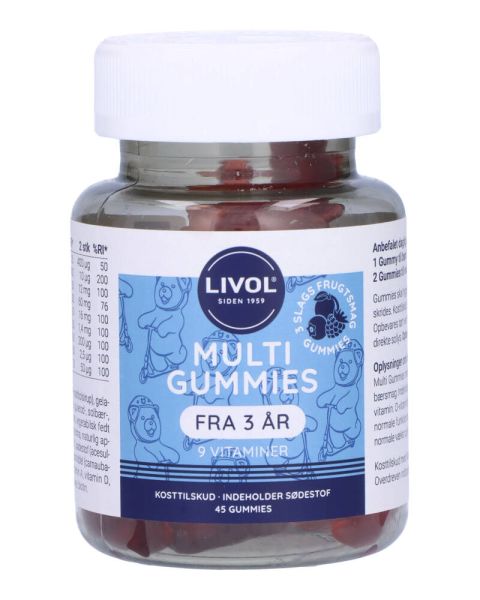 Livol Multi Gummies Frugtsmag