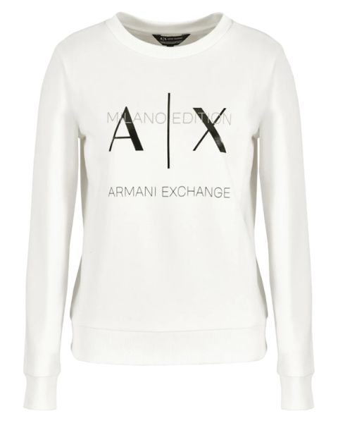 Armani Exchange Femme Sweatshirt Blanc M
