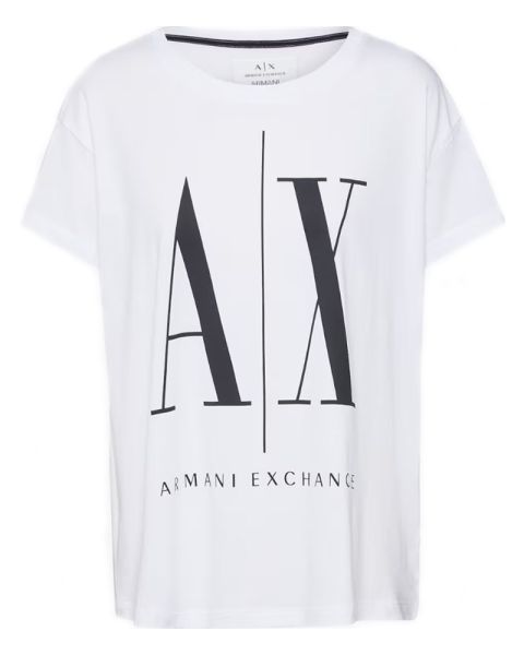 Armani Exchange Icon Period Femme T-Shirt Blanc M