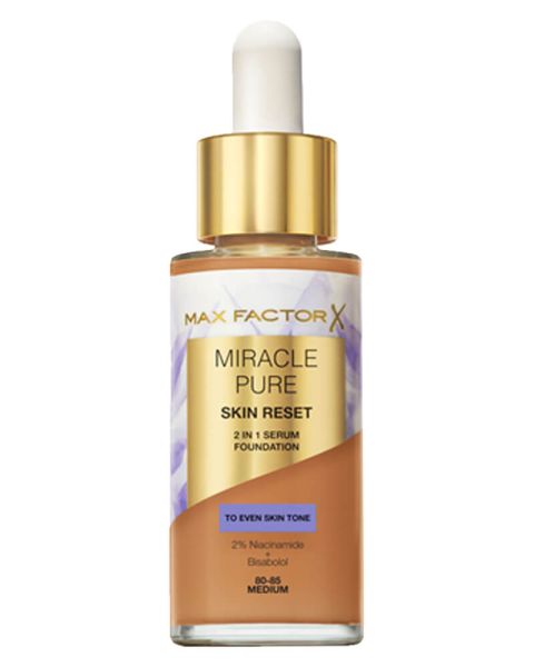 Max Factor Miracle Pure Skin Reset 2 In 1 Foundation 80-85 Medium