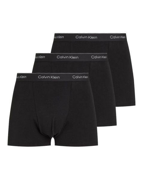 Calvin Klein Icon Cotton Stretch Relaxed Fit Trunks 3-Pack Sort L