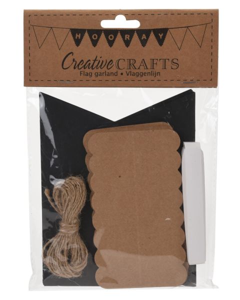 Party Collection Flag Guirlande Sort 1 (U)