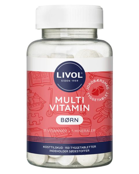 Livol Multivitamin Børn Jordbærsmag