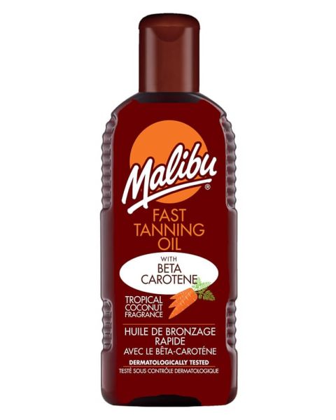Malibu Fast Tanning Oil With Beta Carotene