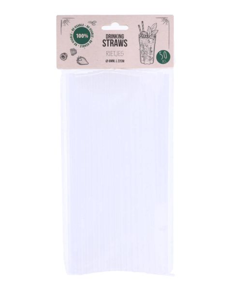 Sugerør Genanvendelige Transparent