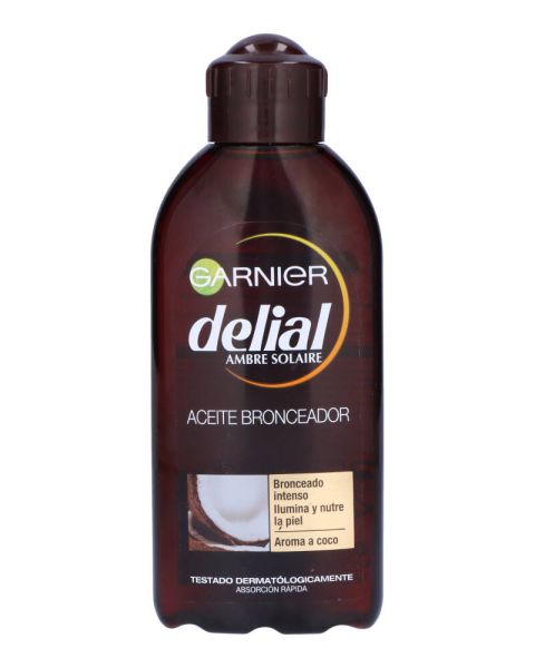 Garnier Delial Ambre Solaire Bronze Tanning Oil