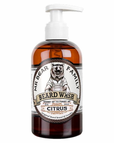 Mr Bear Family Beard Wash - Citrus