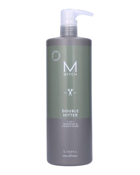 Paul Mitchell Mitch Double Hitter 2‑in‑1 Shampoo & Conditioner