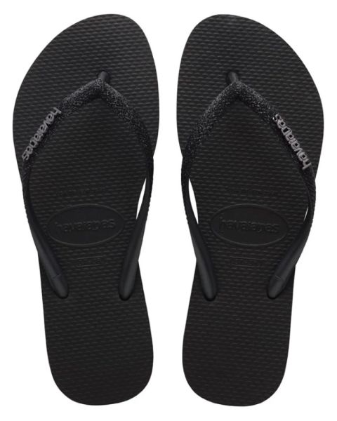 Havaianas Slim Glitter - Sort - Str. 43/44