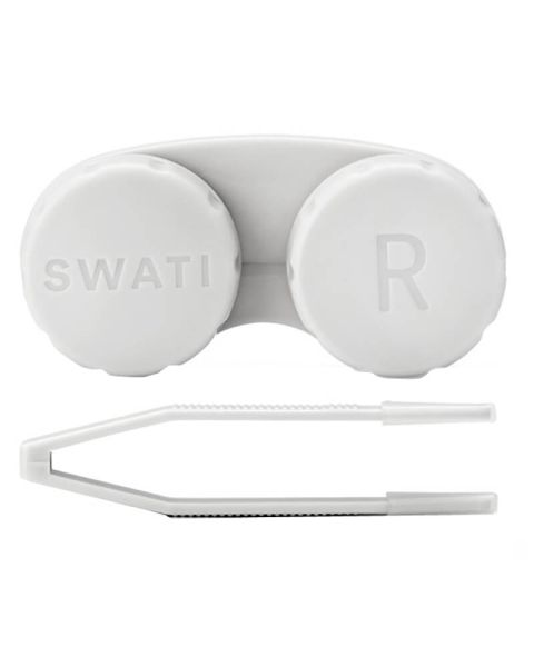 SWATI Cosmetics Lens Case & Tweezer
