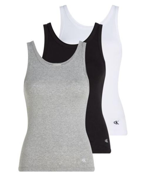 Calvin Klein 3-Pack Scoop Neck Tank Top - S