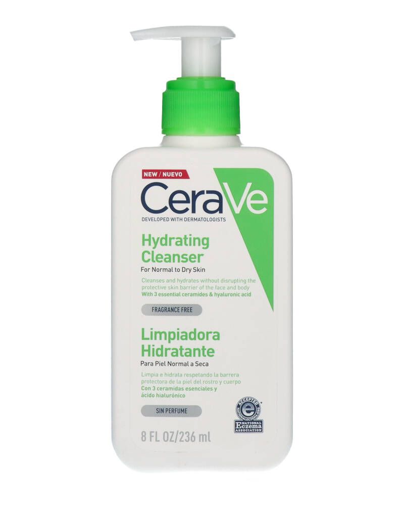 Cerave Hydrating Cleanser 236 ML Health & Beauty Personal Care Cosmetics Skin Facial Cleansers Beautycos