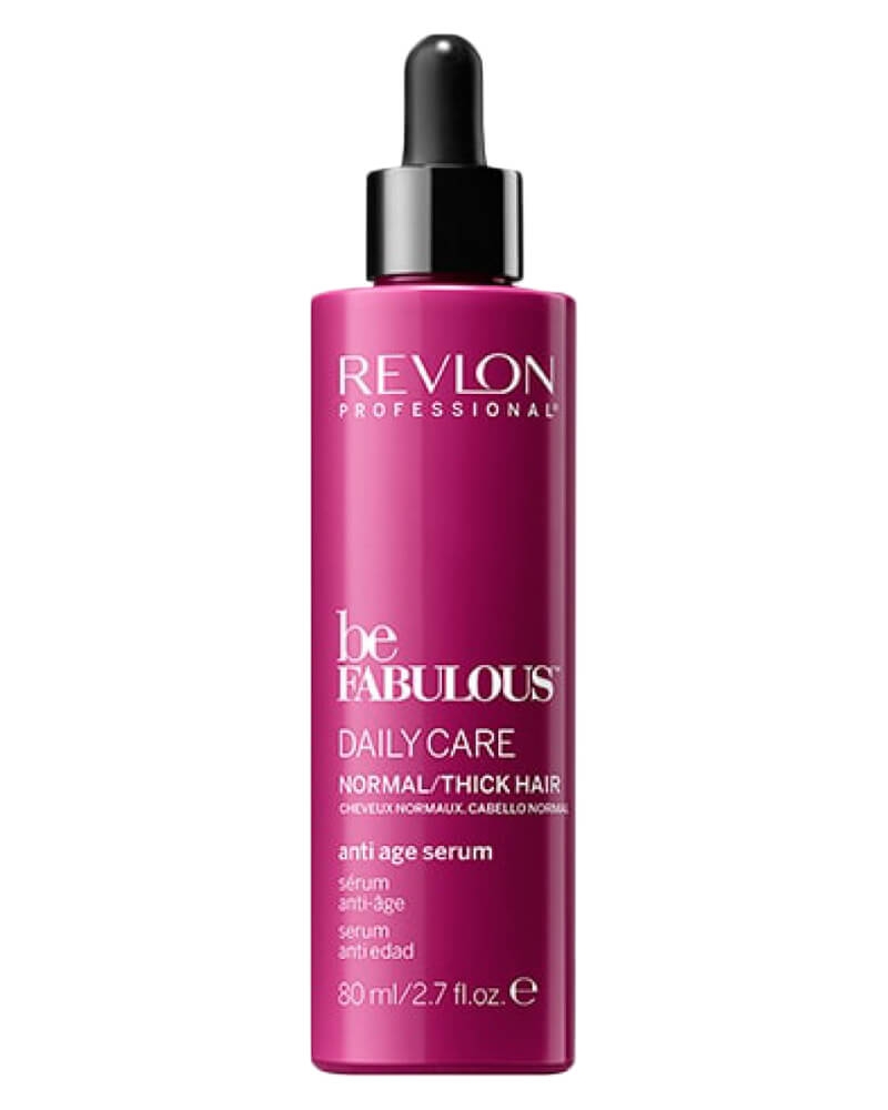 Revlon Be Fabulous Daily Care Normal Thick Hair Anti Aging Serum (U) 80 ML Health & Beauty Personal Styling Products Beautycos