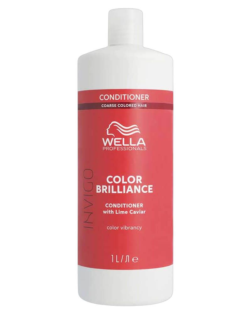 Wella Invigo Color Brilliance Conditioner Coarse (Thick Hair) 1000 ML Health & Beauty Personal Care Hair Shampoo Conditioners Beautycos
