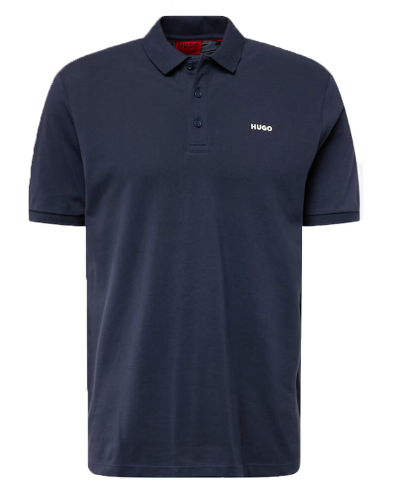 Hugo Boss Donos Mens Polo Shirt - Navy M Arts & Entertainment Party Celebration Gift Giving Beautycos