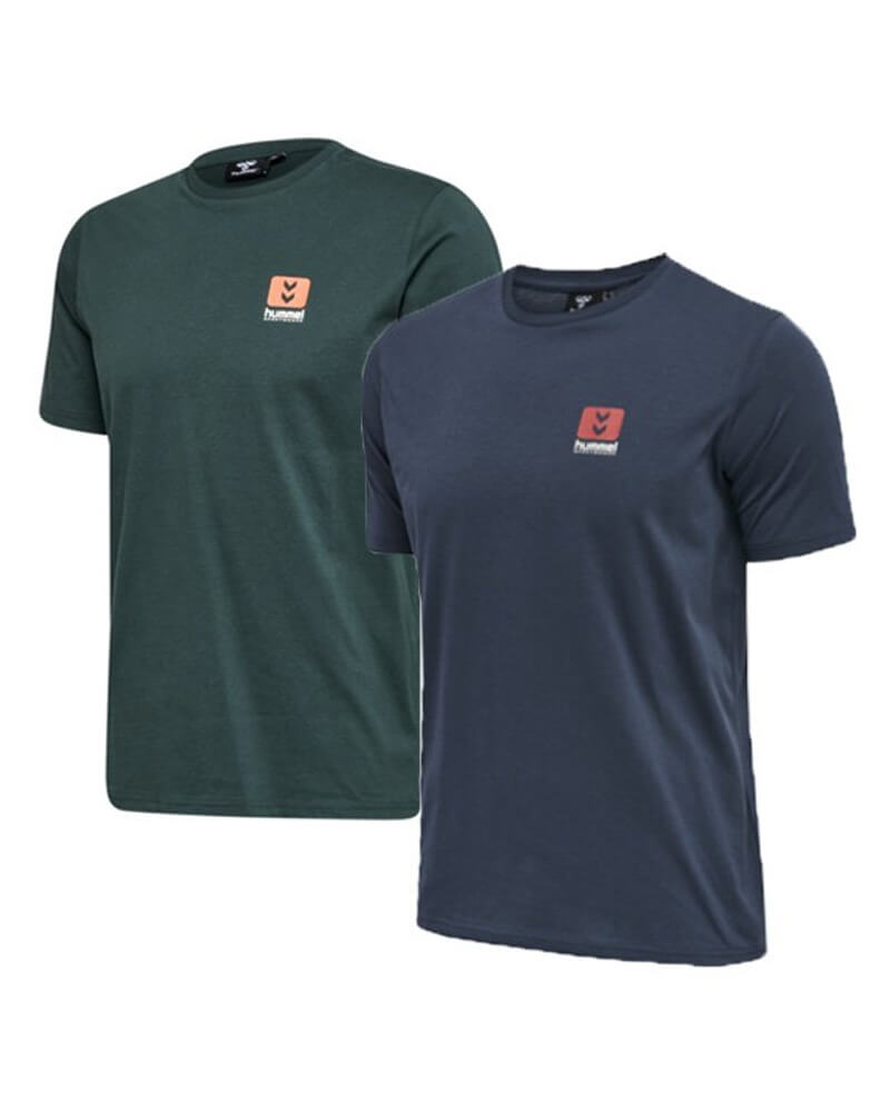 Hummel Hmllgc Graham T-Shirt 2-Pack M 2 Stk Apparel & Accessories Clothing Shirts Tops Beautycos