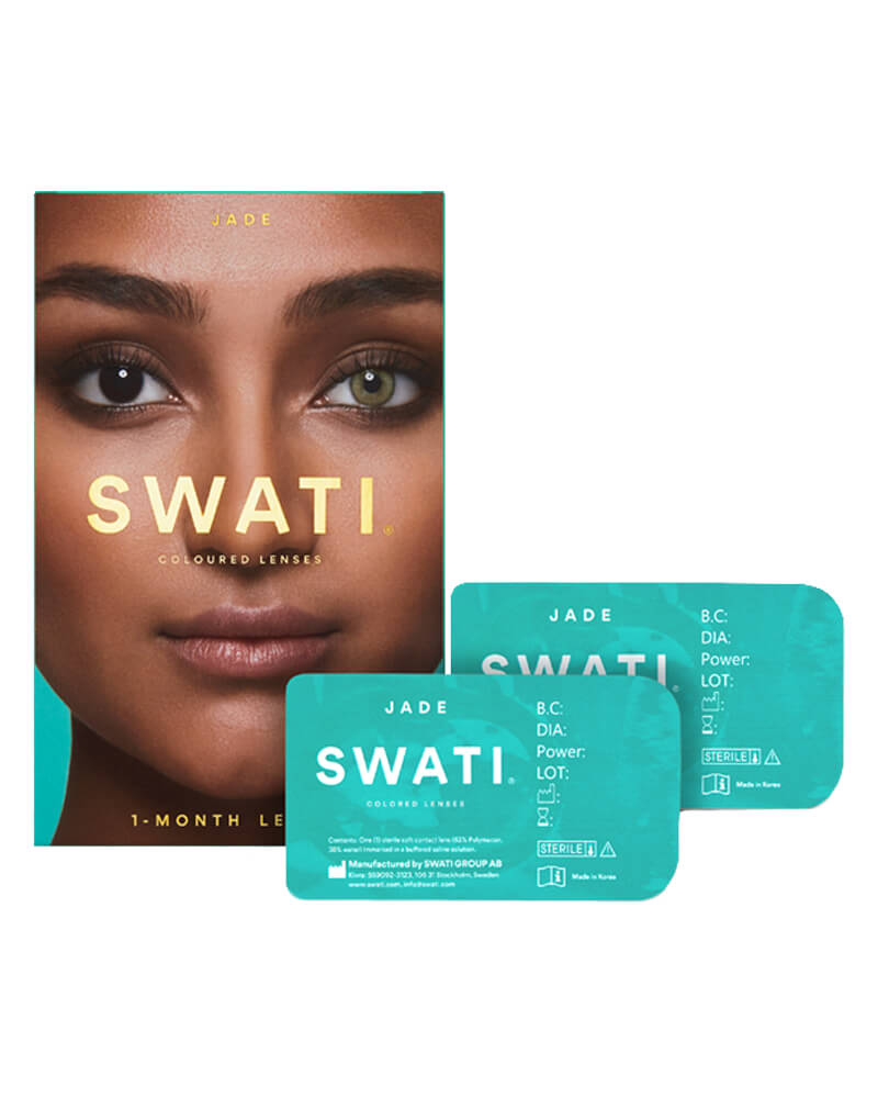 Swati Cosmetics 1 Måneds Kontaktlinser Jade Health & Beauty Personal Care Makeup Eye Beautycos