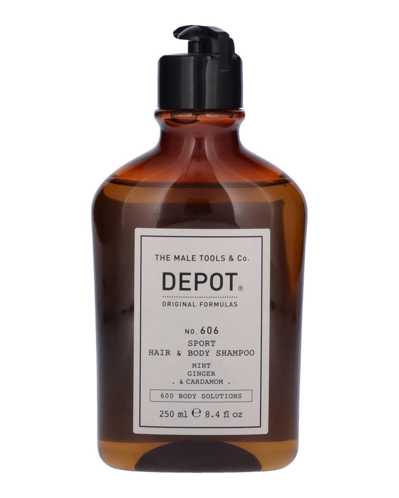 Depot No 606 Sport Hair And Body Shampoo 250 ML Health & Beauty Personal Care Conditioner Beautycos