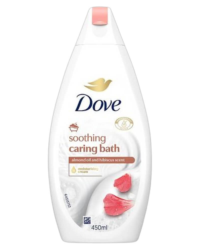 Dove Caring Bath Almond Cream With Hibiscus Body Wash 450 ML Health & Beauty Personal Care Cosmetics Skin Lotion Moisturizer Beautycos