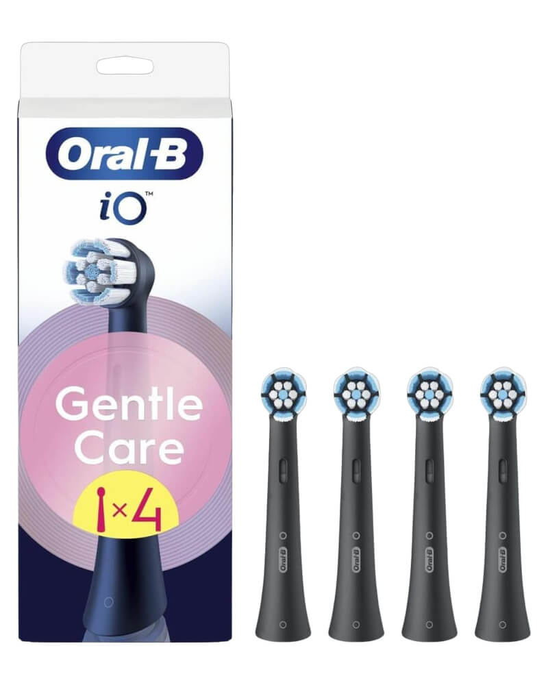 Oral B Io Gentle Care Black Tandbørstehoveder 4 St Health & Beauty Personal Toothbrushes Beautycos