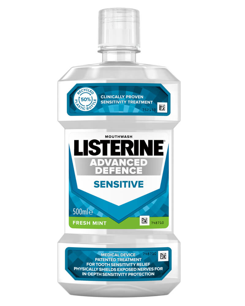 Listerine Advanced Defense Sensitive Mouthwash 500 ML Health & Beauty Personal Care Oral Beautycos