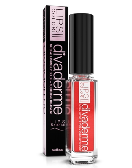 Divaderme Lips Color Ll - Diva Lite Coral (U) 9 ML Health & Beauty Personal Care Cosmetics Makeup Lip Gloss Beautycos