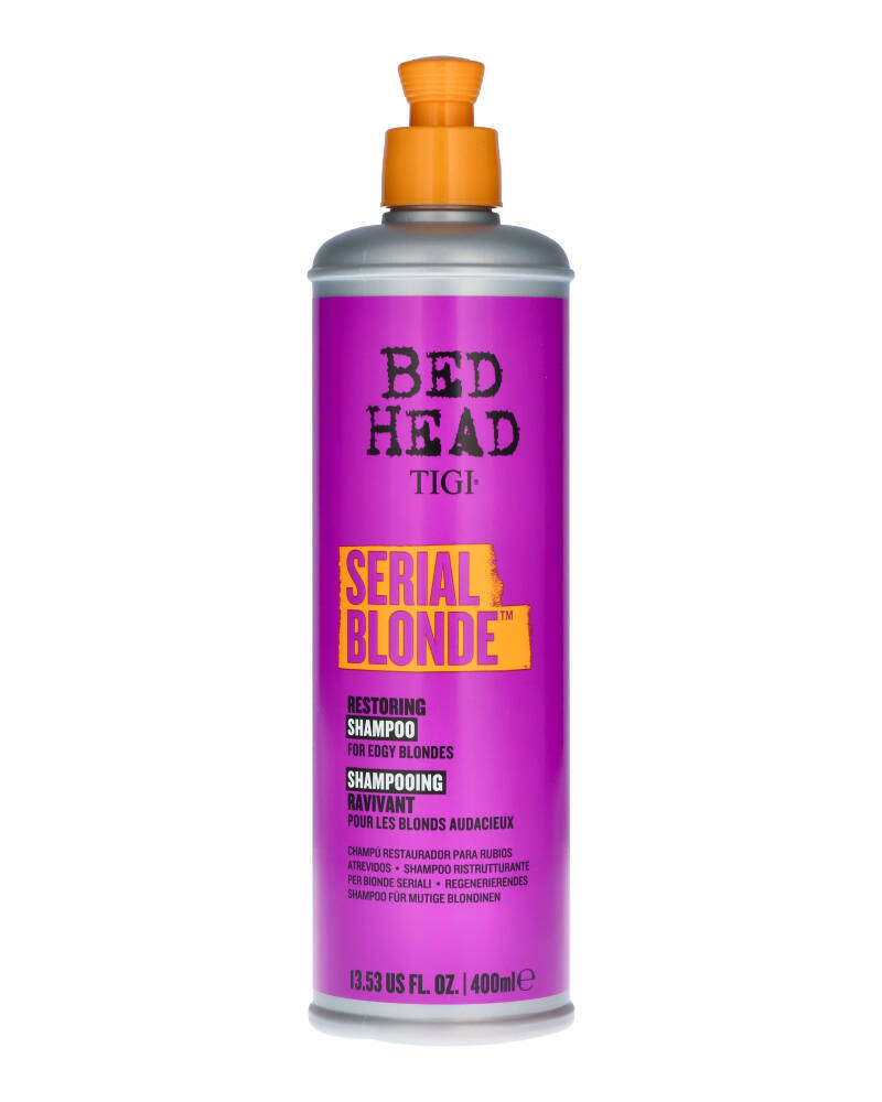 Tigi Bed Head Serial Blonde Restoring Shampoo 400 ML Health & Beauty Personal Care Hair Conditioner Beautycos