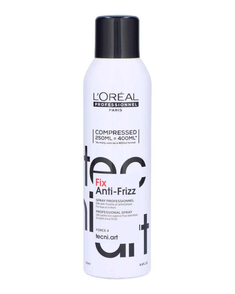 Loreal Tecni Art Fix Anti-Frizz Force4 250 ML Health & Beauty Personal Care Hair Styling Products Beautycos