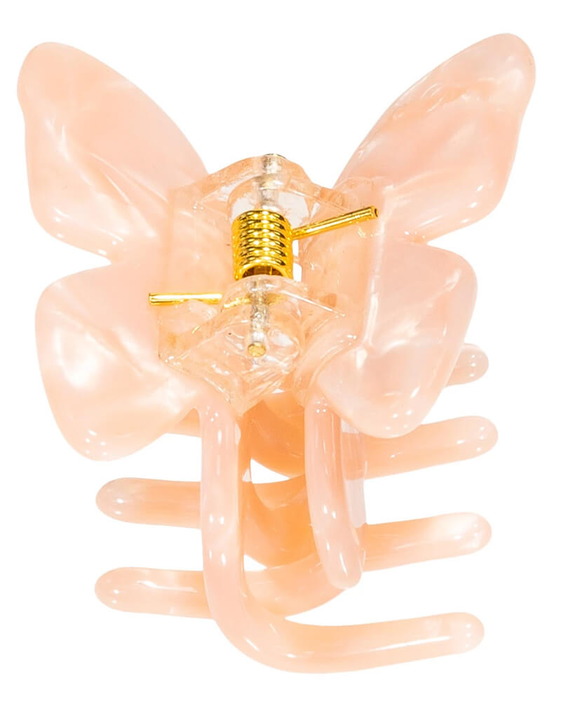 Pico Small Butterfly Claw Peach Apparel & Accessories Clothing Hair Pins Claws Clips Beautycos