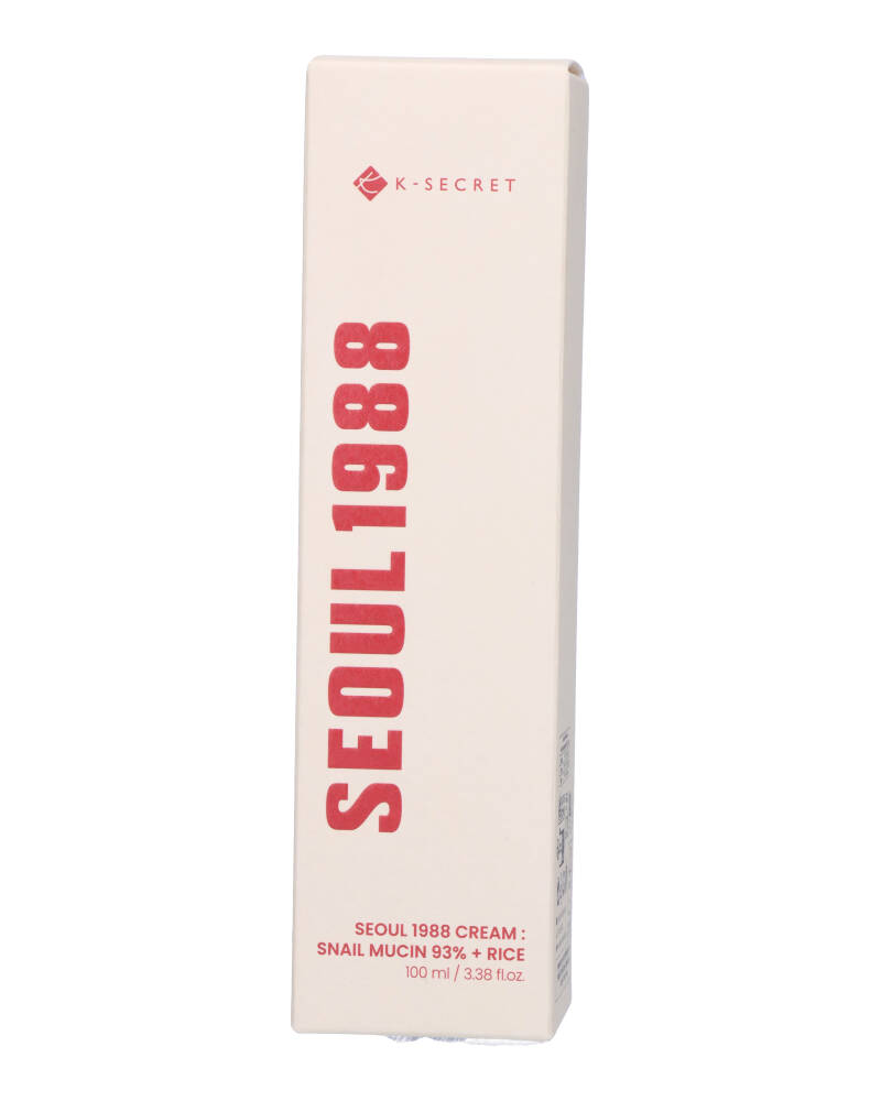 K-Secret Seoul 1988 Cream: Snail Mucin 93% + Rice 100 ML Health & Beauty Personal Care Cosmetics Skin Lotion Moisturizer Beautycos