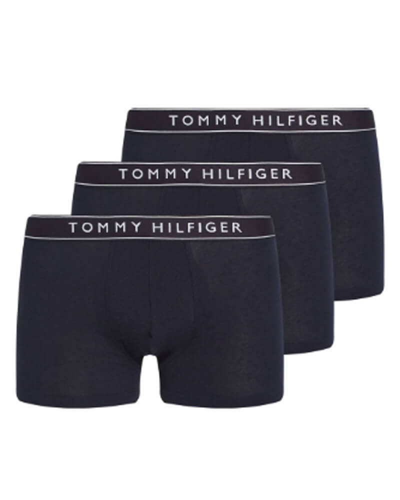 Tommy Hilfiger Everyday Essentials Trunks 3-Pack Navy Str L 3 Stk Apparel & Accessories Clothing Underwear Socks Beautycos