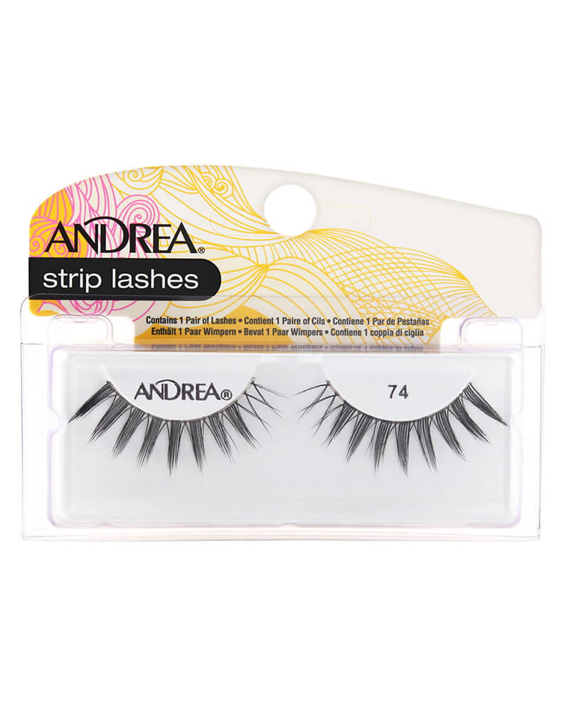 Andrea Strip Lashes Black 74 Health & Beauty Personal Care Cosmetics Makeup Eye False Eyelashes Beautycos