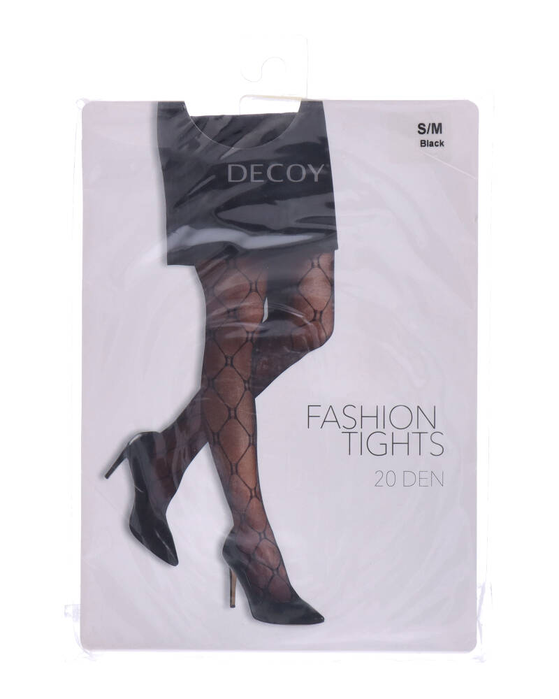 Decoy Fashion Tights (20 Den) Black S M Apparel & Accessories Clothing Underwear Socks Beautycos
