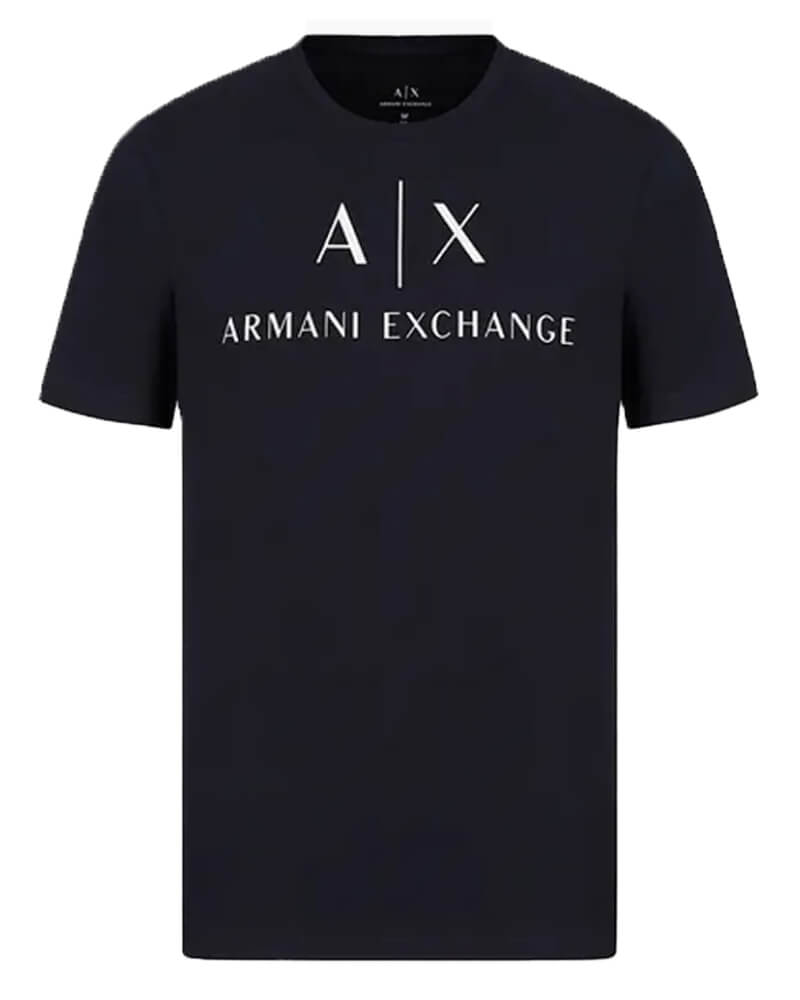 Armani Exchange T-Shirt Navy Str XL Apparel & Accessories Clothing Shirts Tops Beautycos