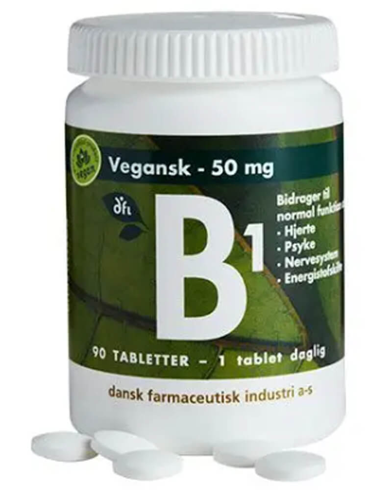 Berthelsen Naturprodukter - B1 50Mg 90 Stk Health & Beauty Care Fitness Nutrition Vitamins Supplements Beautycos