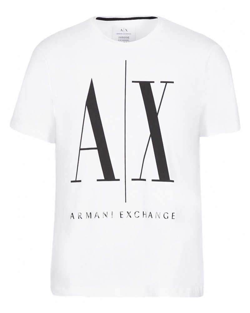 Armani Exchange Icon Period Men T-Shirt White Xxl Apparel & Accessories Clothing Shirts Tops Beautycos