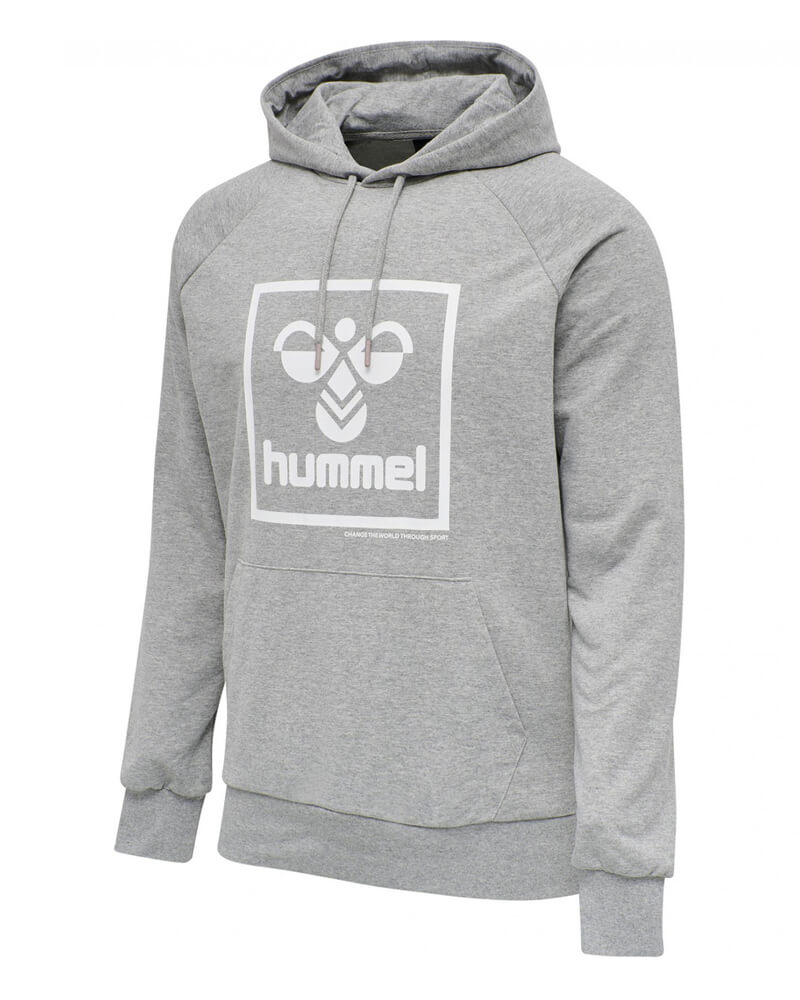 Hummel Hmllsam Hoodie Gray Str L Apparel & Accessories Clothing Shirts Tops Beautycos