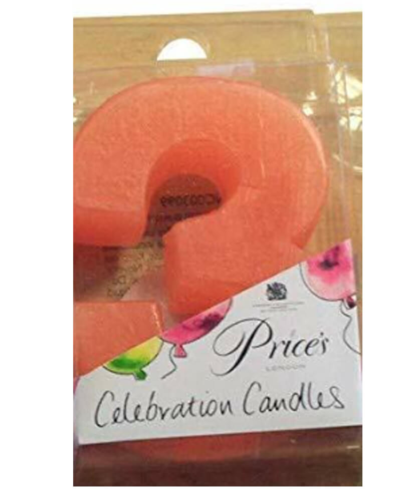 Price&Apos S Celebration Candles Number 3 Arts & Entertainment Party Supplies Beautycos