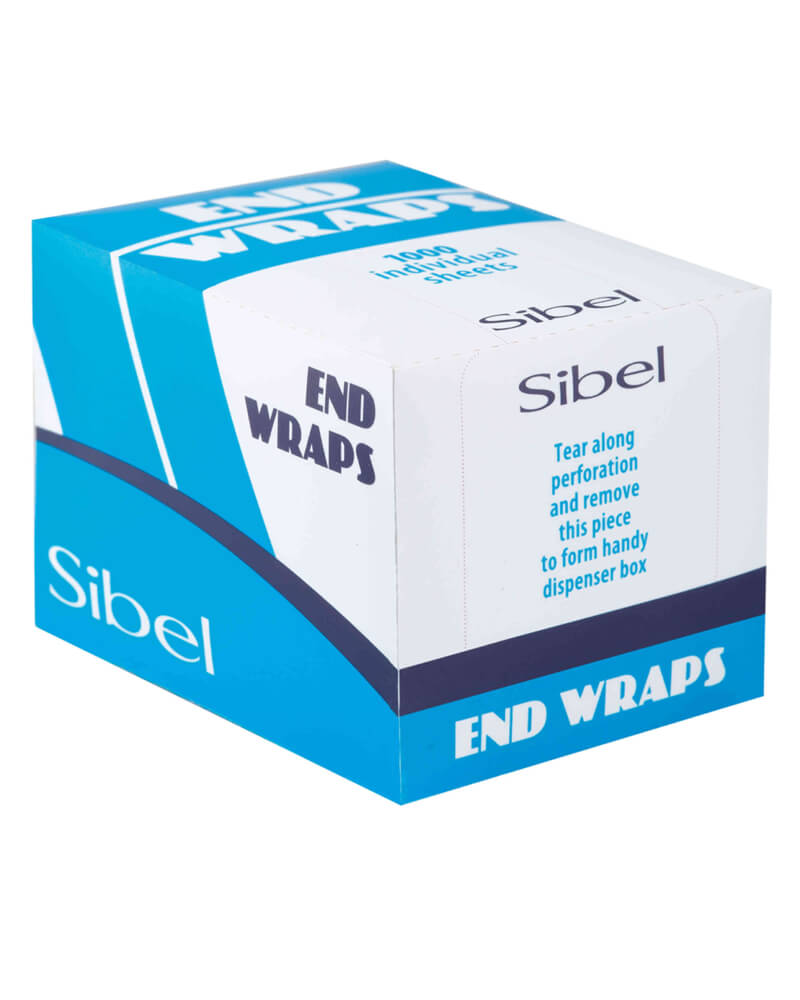 Sibel End Wraps Wave Tex Spidspapir - Ref P002748 1000 Stk Health & Beauty Personal Care Hair Coloring Accessories Beautycos