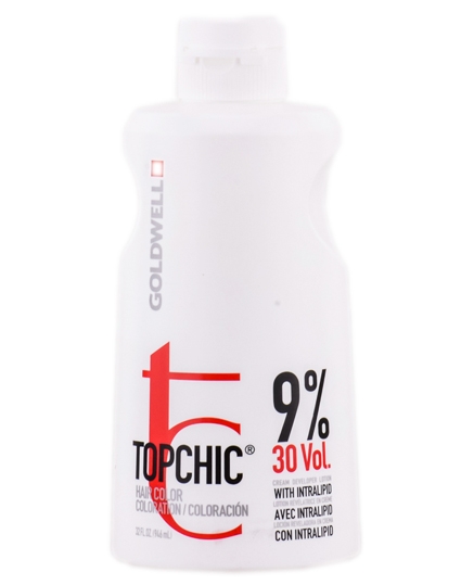Goldwell Topchic 9% 30 Vol Developer (U) 1000 ML Health & Beauty Personal Care Hair Coloring Accessories Beautycos
