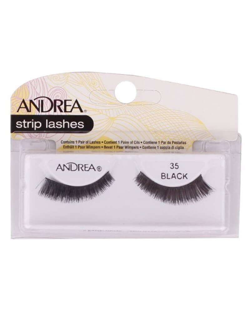 Andrea Strip Lashes Black 35 Health & Beauty Personal Care Cosmetics Makeup Eye False Eyelashes Beautycos
