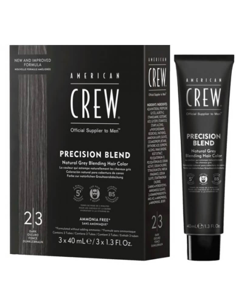 American Crew Precision Blend - Dark 2-3 3 X 40 ML Health & Beauty Personal Care Hair Color Beautycos