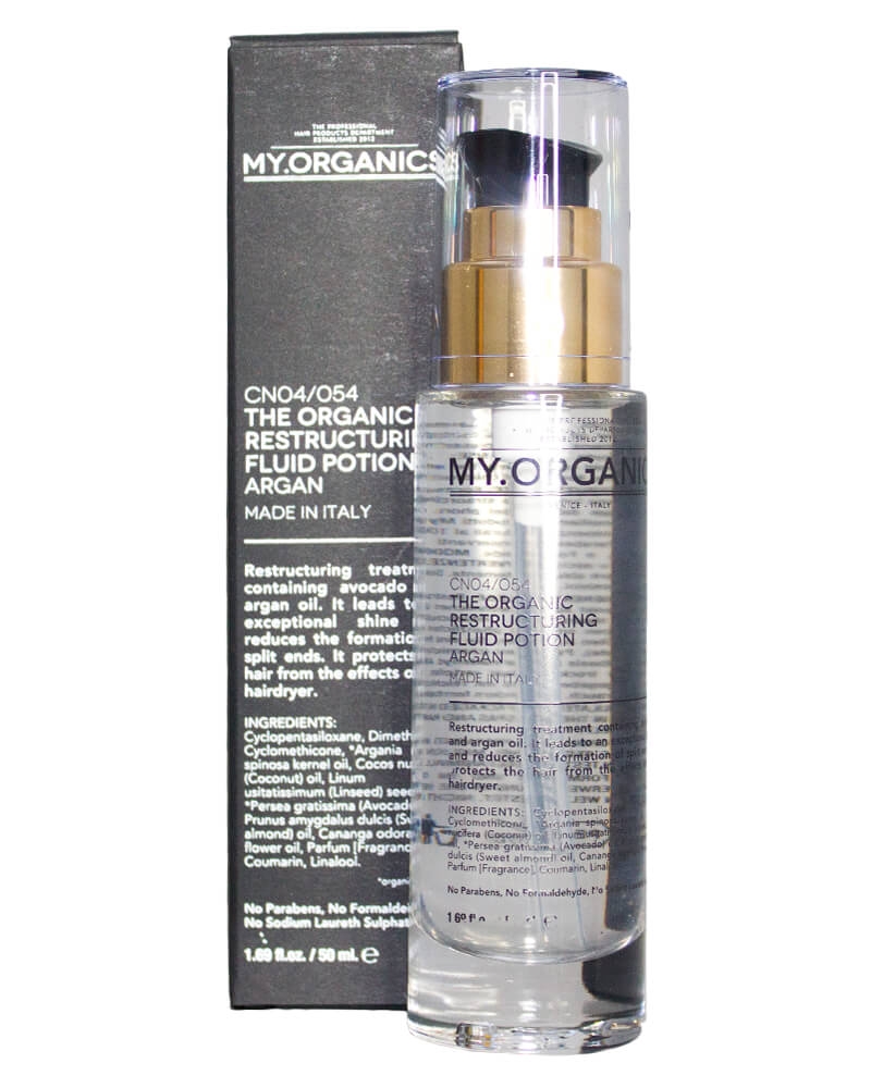 My Organics The Organic Restructuring Fluid Potion Argan 50 ML Health & Beauty Personal Care Hair Styling Products Beautycos